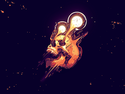 .rᴴ halloween light skull
