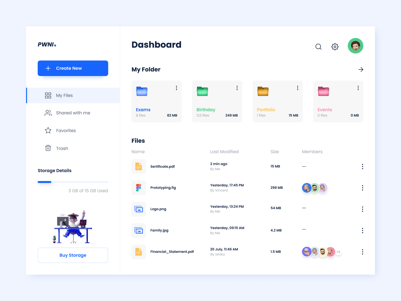 File Manager  Application by Febryan Stefanus Tandian on Dribbble
