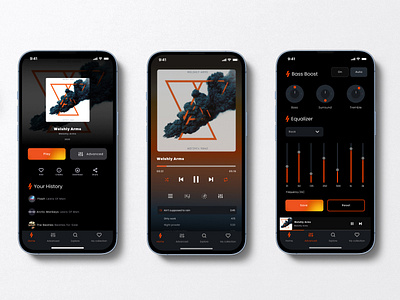 Winamp redesign app design logo ui ux