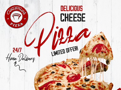 Pizza Deals banner branding fastfood graphic design icon social media