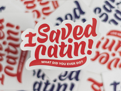 I Saved Latin lettering movies quote wes anderson