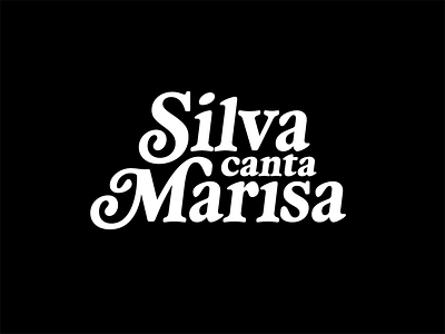 Silva canta Marisa lettering music