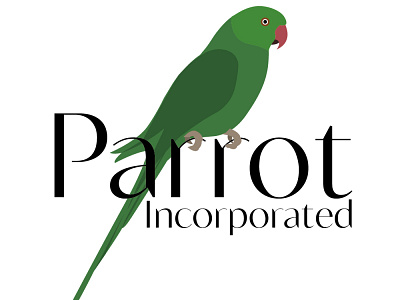 Parrot INC Logo advertisement advertising branding design graphic design illustration illustrator logo minimal vector