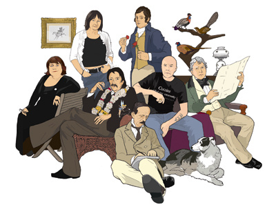 Scotland's Books ali smith books illustration irvine welsh j m barrie louise welch r l stevenson robert burns scotland sir walter scott