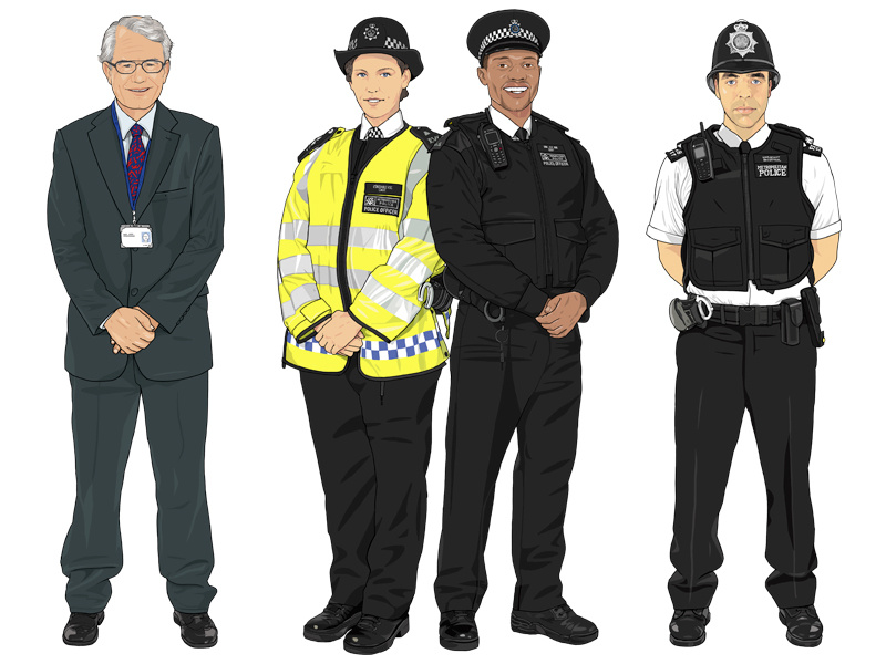 Police Volunteer / Special Constables / Police Sergeant sergeant special constables volunteer illustration police community metropolitan police