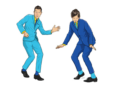 Twist dance illustration intel processor metaphors twist