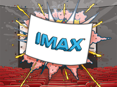 Cineworld IMAX Launch cinema cineworld explosion illustration imax launch