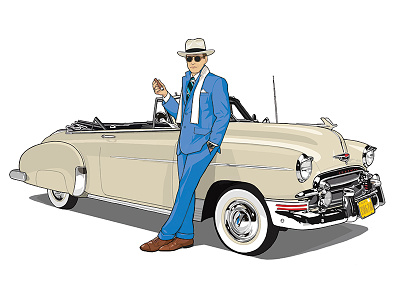 GQ: How to spot the Neo Dandy cigar dandy debonair gq hat illustration natty tailoring vintage