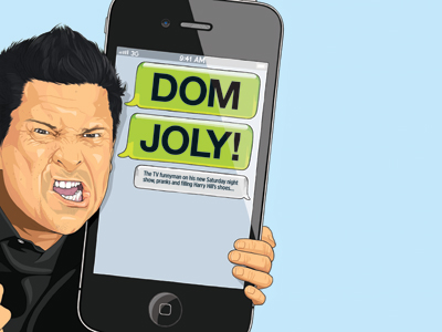 Dom Joly dom joly editorial illustration nuts nuts magazine