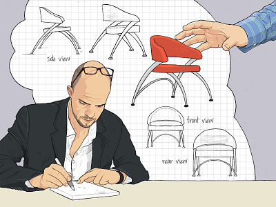 The Real Cost of Rip-offs chair copyright design dwell illustration theft