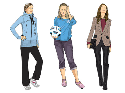 Which Mom Are You? cliché footwear insight formula4 media illustration mom shoes stereotype