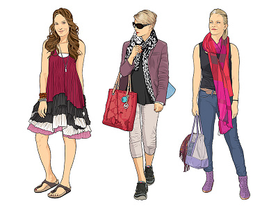 Which Mom Are You? cliché footwear insight formula4 media illustration mom shoes stereotype