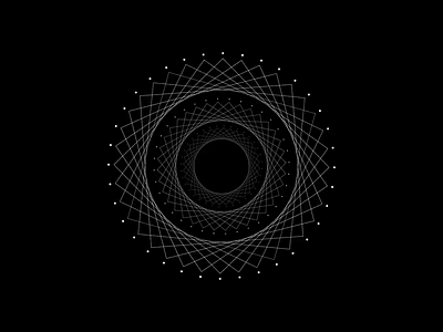 Samsara abstract geometry illustrator minimal principle simple