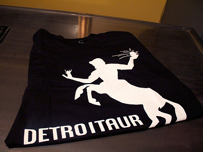 Detroitaur Shirt apparel black and white clothing detroit illustration michigan shirt t shirt tshirt