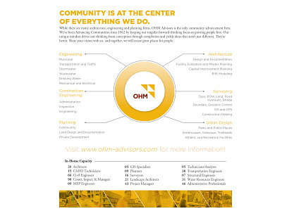 Staff Overview Infographic infographic layout print typography yellow