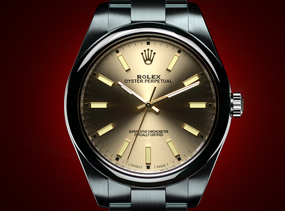 Rolex watch photorealism