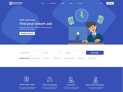 Job hunting website