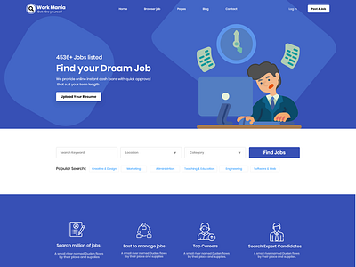 Job hunting website