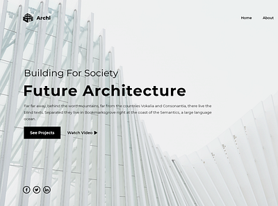 Architrecture 2 design ui ux web