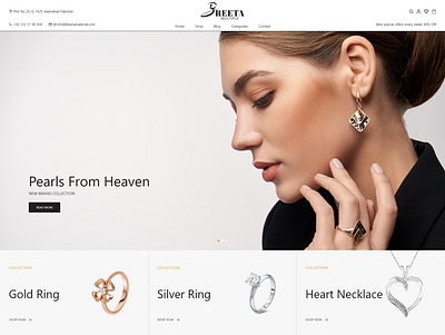 e-commerce for jewelry app design ui ux website xd