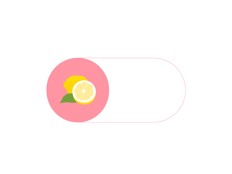 Switch Button adobe xd animation app button dailyuichallenge design fun design gif lemon lemonade mobile prototype prototype animation summer vibes summervibes switch switch button ui ui animation