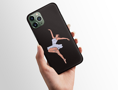 Phone Case Design For Iphone 11 Pro adobe adobe photoshop adobe xd ballet ballet design case design cover illustrator iphone iphone 11 pro mobile case phone case product protect