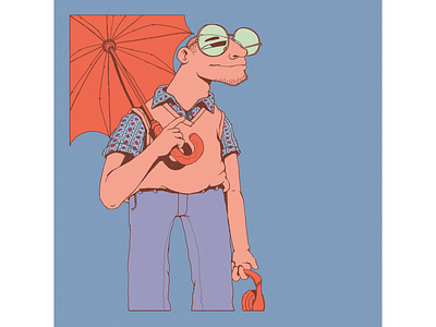 Mr. Rainman adobe photoshop character design design illustration