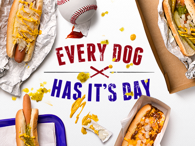 Baseball Team Hot Dogs baseball data food hot dog info graphic photography type typography