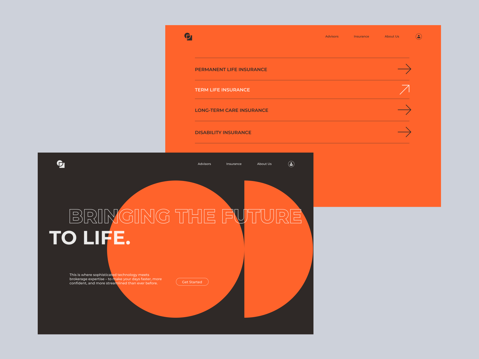 insurance-company-by-anzhela-kravchuk-on-dribbble