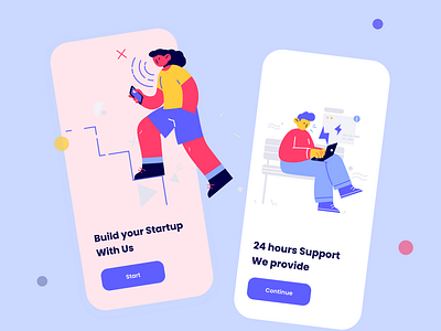 Onboarding Screens - Startups