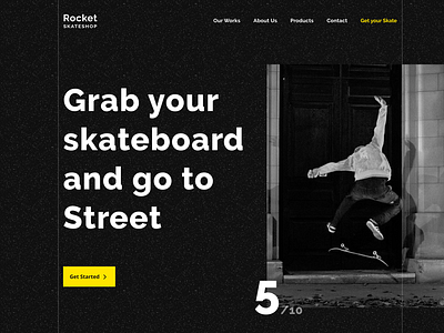 Skateboard - Landing Page