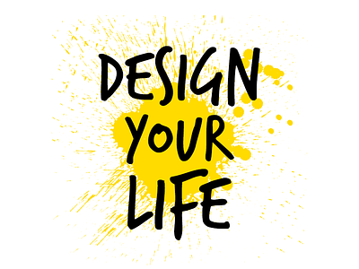 Design Your Life Conference branding conference logo paint