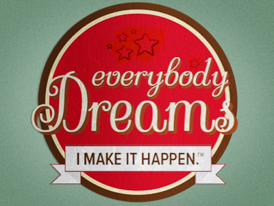 Everybody Dreams - New Branding boilerplate brand branding css3 html5 inspiration logo new branding retro semantic trademark typography
