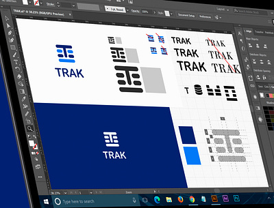 Logo design for Trak brand identity brand identity design branding database logo logo design logo mark