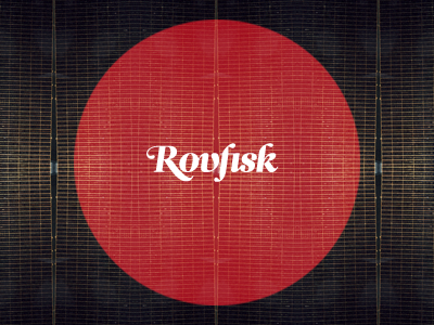 Concept work for a new identity identity red rovfisk