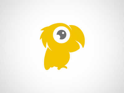 Events Romagna | Logo logo parrot yellow
