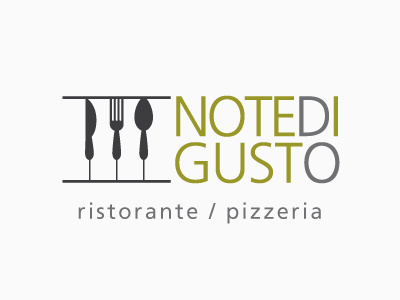 Note di gusto | Logo | v.1 logo music restaurant