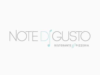 Note di gusto | Logo | v.3 logo music restaurant