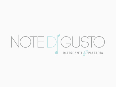 Note di gusto | Logo | v.3 logo restaurant music