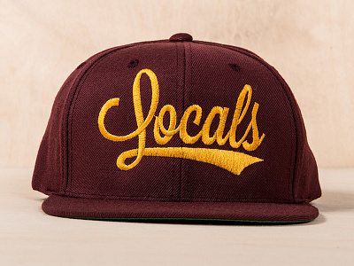 League Cap Maroon baseball cap embroidery gold hat logo maroon snapback