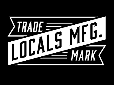 MFG apparel label locals logo manufacturing mfg print typography
