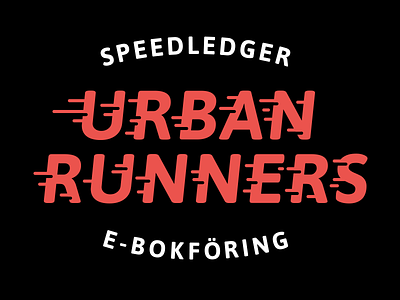 Urban Runners Logo fast logo runners speed speedledger tee urban