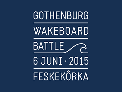 Gothenburg Wakeboard Battle Logo