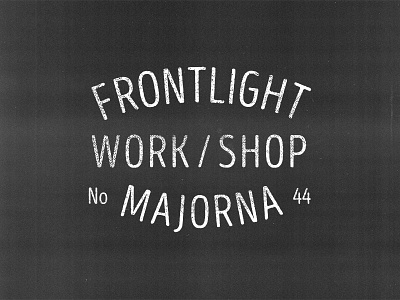Frontlight Logo creativespace frontlight logo typography workshop