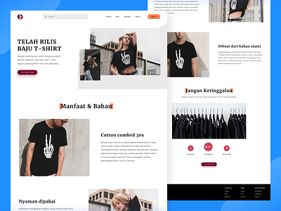 Landing Page Flash Sale T Shirt design minimal typography ui ux web website