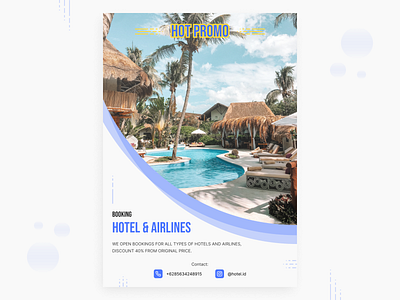 Flyer Design for Promotion branding company design flyer graphic design hotel promotion start up typography