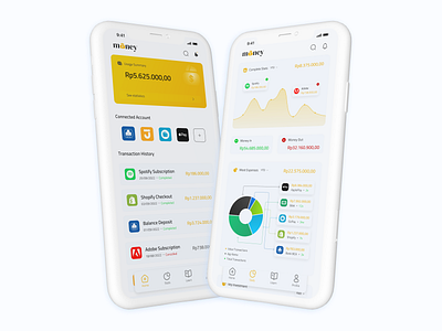 Money Management App app branding business company design life ui ux