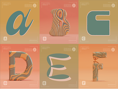 36 Days of Type A-F design illustrator typography