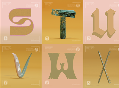 36 Days of Type S-X 3d 3d modeling branding design illustrator retro typography vector