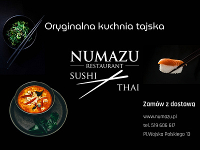 Thai&Sushi restaurant banner